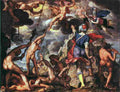 uyt Battle Between Gods and Titans Art A4 Photo Print