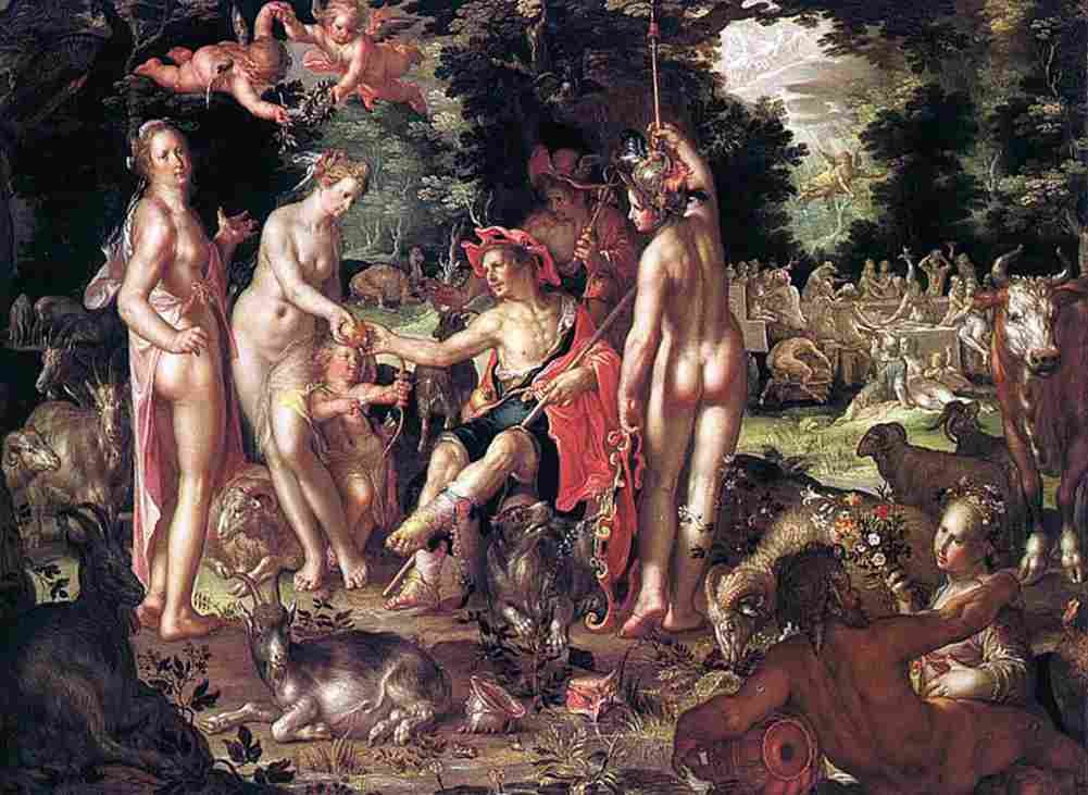 uyt Judgment of Paris Two Art A4 Photo Print