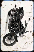 v star 650 custom aged A4 Photo Print