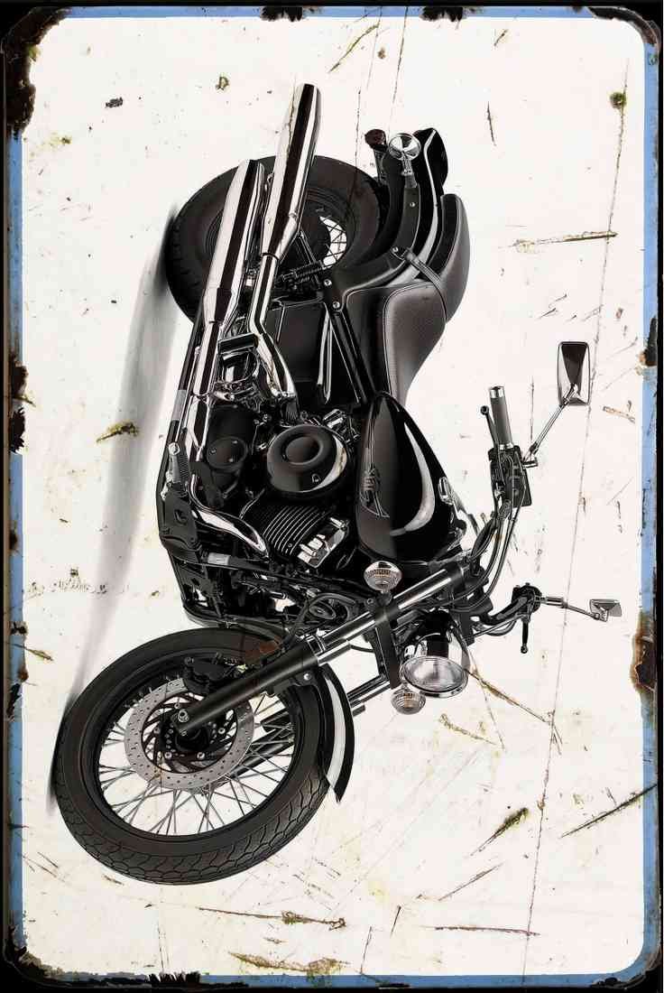 v star 650 custom aged A4 Photo Print