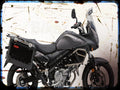 v strom 650 abs adventure Suzuki A4 Photo Print Motorbike Vintage Aged