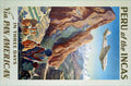 v travel poster a15 vintage retro style A4 Photo Print