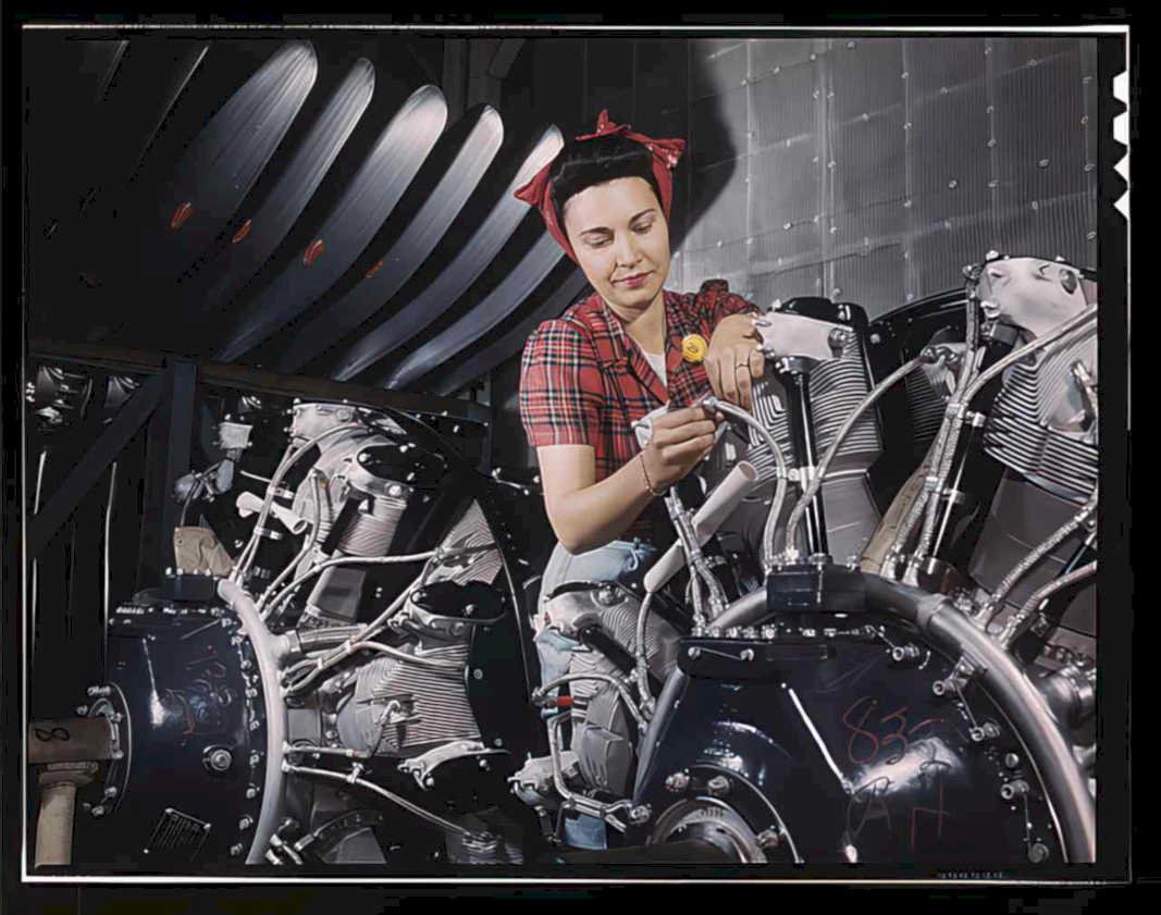 v twin motorcycle Vintage world war A4 Photo Print