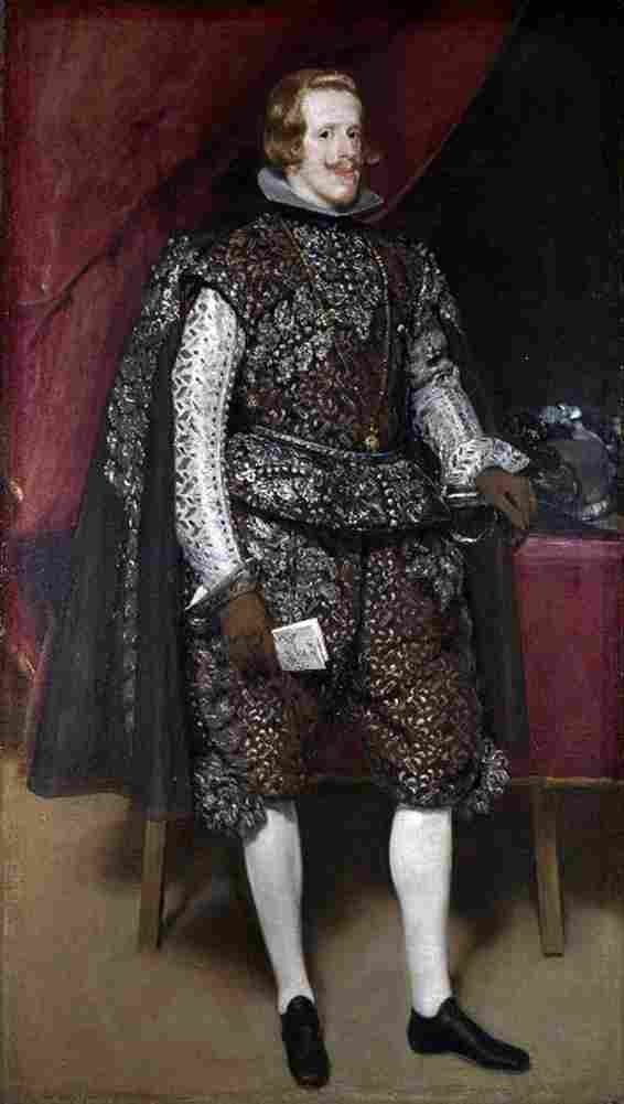 valaz Philip IV in Brown and Silver Art A4 Photo Print