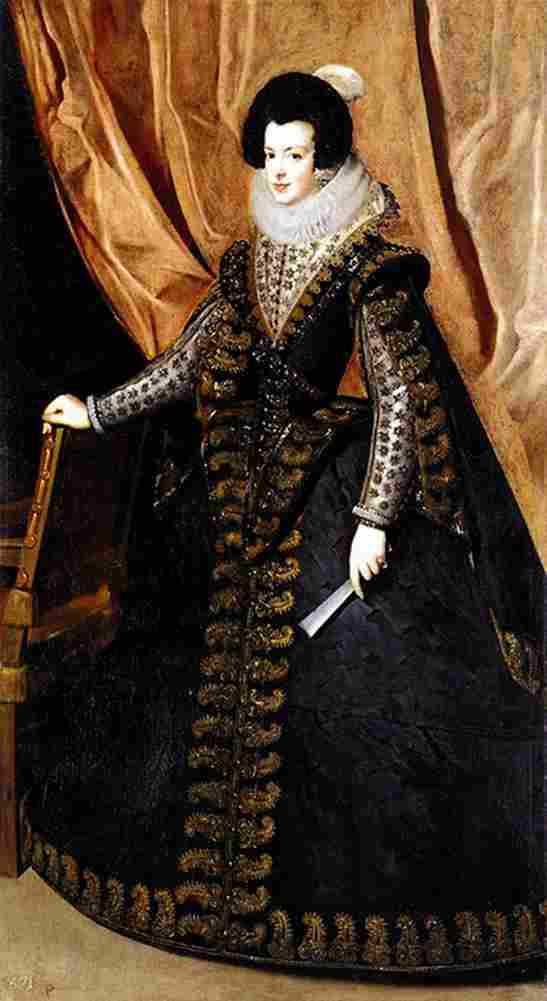 valaz Queen Isabel Standing Art A4 Photo Print