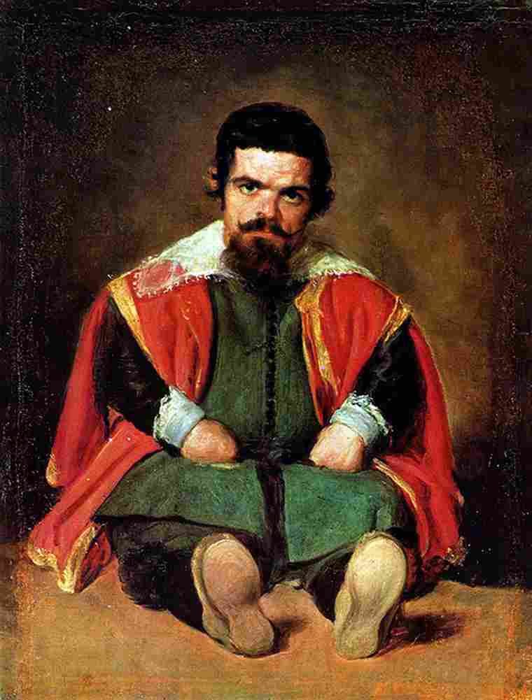 valaz Seated Jester Art A4 Photo Print