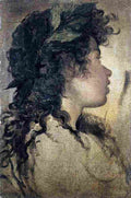 valaz Study for the head of Apollo Art A4 Photo Print