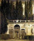valaz Villa Medici Grotto Loggia Facade Art A4 Photo Print