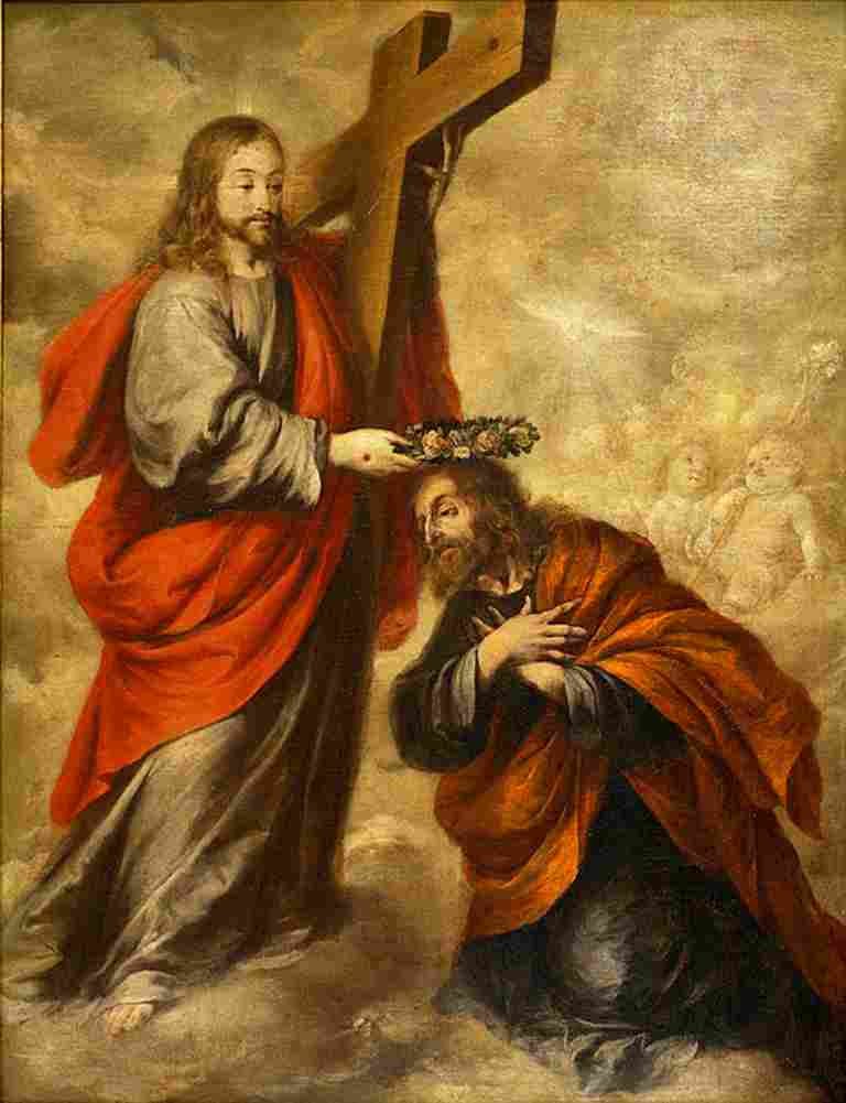 valdesl leal coronation of saint joseph Art A4 Photo Print