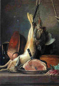 vallayer still life with rabbit Art A4 Photo Print