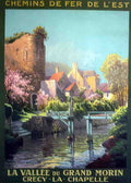 vallee du Gd Morin Vintage Advert A4 Photo Print