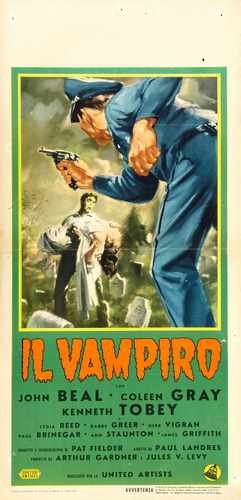 vampire 1957  02 film star poster A4 Photo Print
