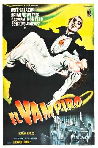 vampire 1957 mexico  02 film star poster A4 Photo Print