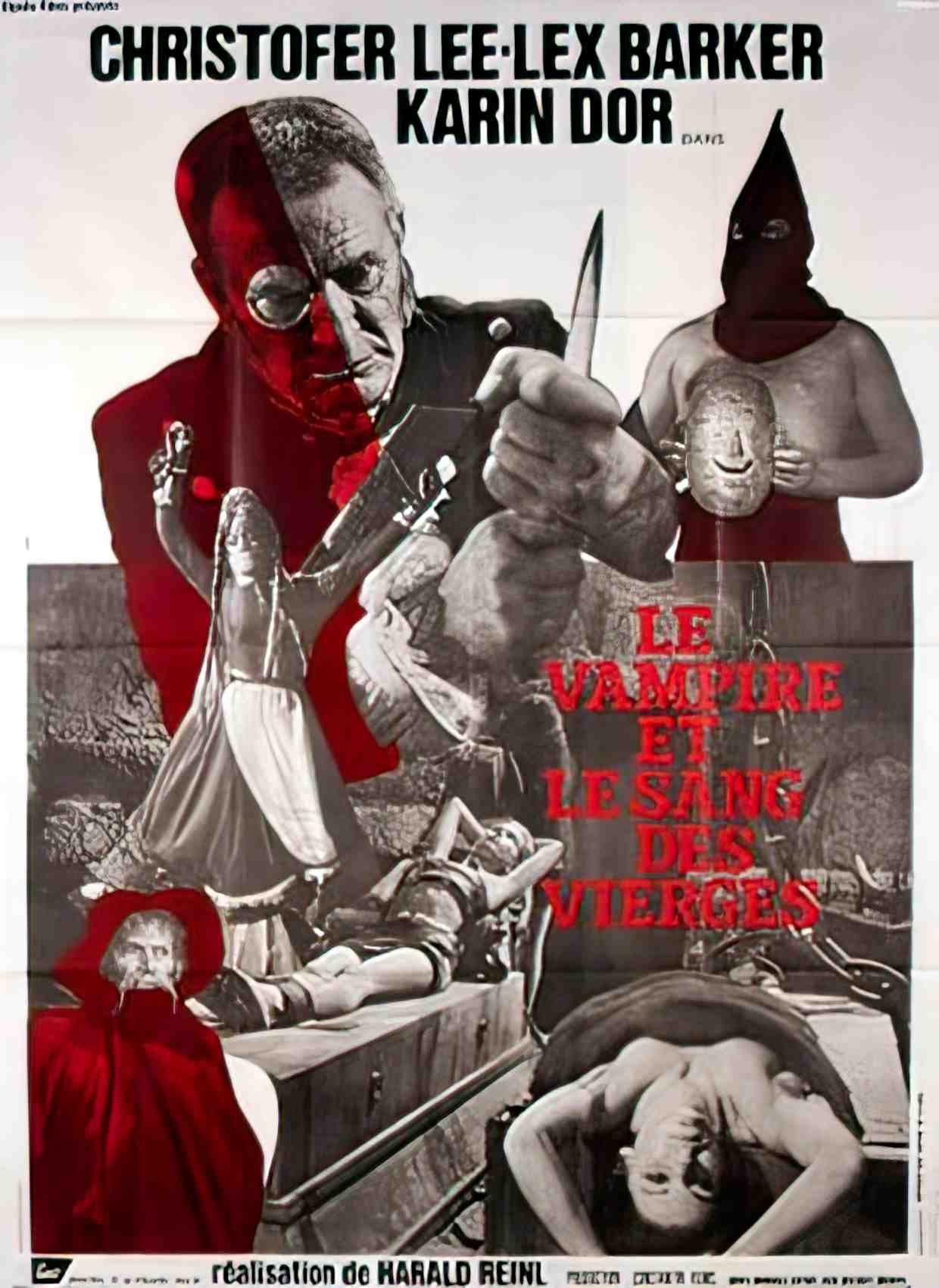 vampire et sang des vierges Advert A4 Photo Print