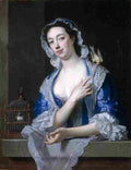 van Loo jean baptiste margaret peg woffington Art A4 Photo Print