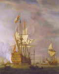 van de velde English ship the royal sovergein Art A4 Photo Print