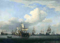 van de velde Four Days Battle main Art A4 Photo Print