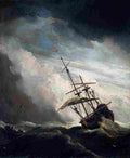 van de velde the gust Art A4 Photo Print