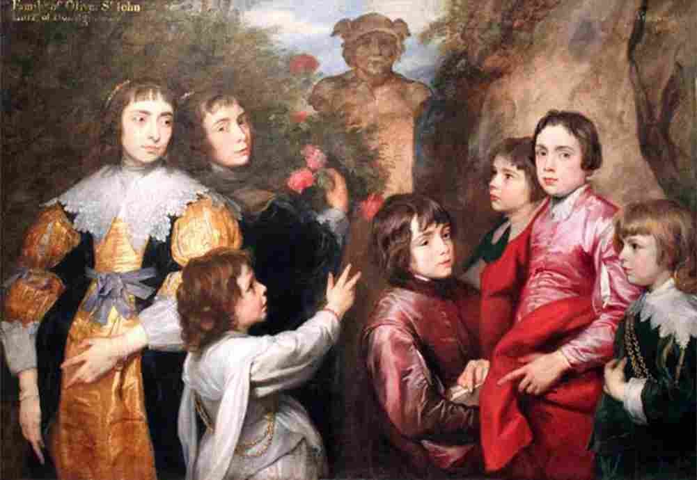 van dyck A Family Group Art A4 Photo Print