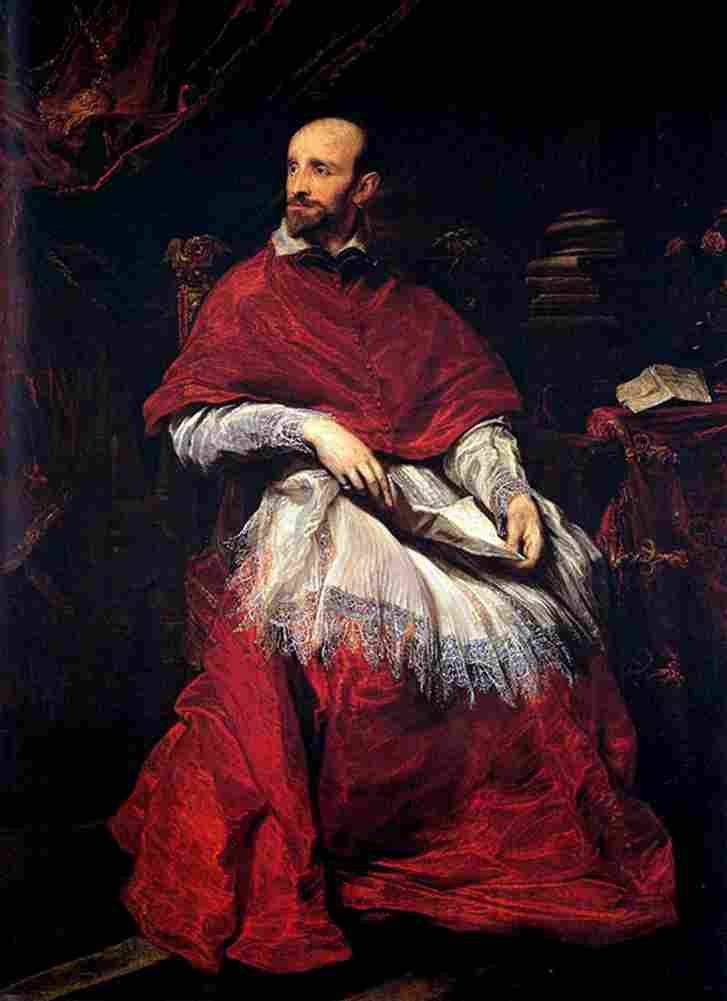 van dyck Cardinal Guido Bentivoglio Art A4 Photo Print