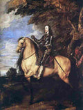 van dyck Charles I Art A4 Photo Print