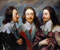 van dyck Charles I in three Possitions Art A4 Photo Print