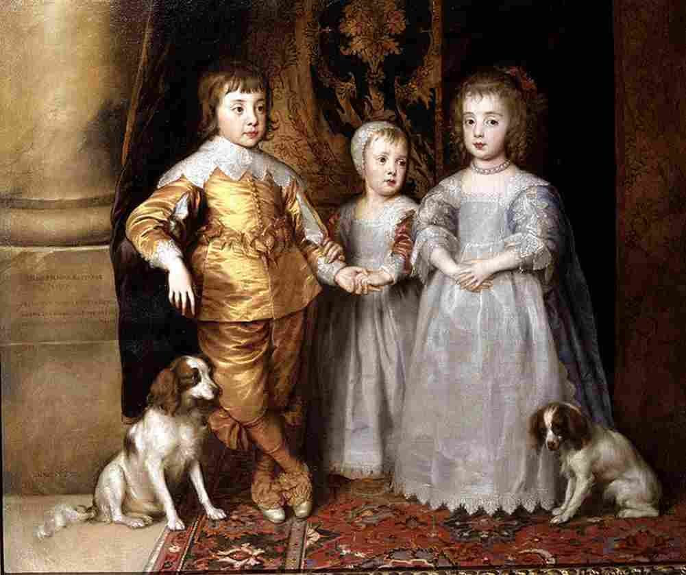 van dyck Children of Charles 1 Art A4 Photo Print