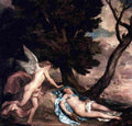 van dyck Cupid and Psyche Art A4 Photo Print
