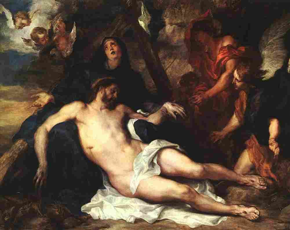 van dyck Deposition Art A4 Photo Print