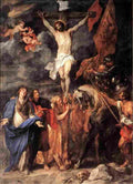 van dyck Golgotha Art A4 Photo Print