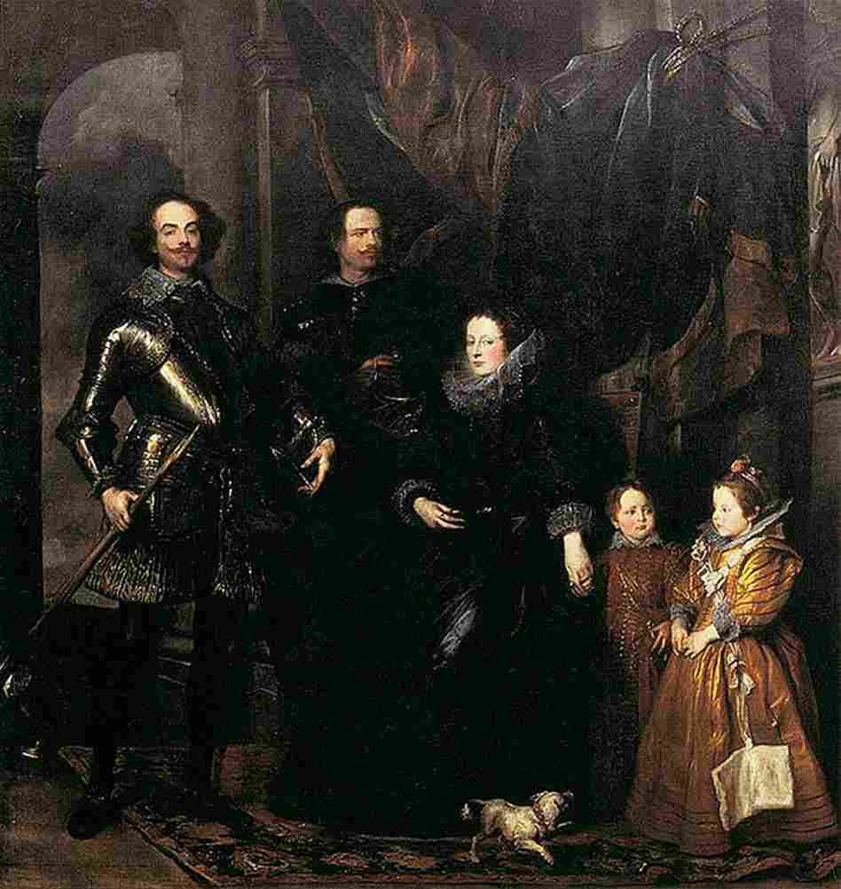 van dyck Lomellini Family Art A4 Photo Print