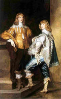 van dyck Lord Joh and Lord Bernard Stuart Art A4 Photo Print