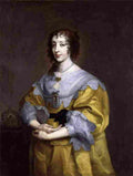 van dyck Queen Henrietta Maria Art A4 Photo Print