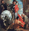 van dyck Saint Martin Dividing his Cloak Art A4 Photo Print