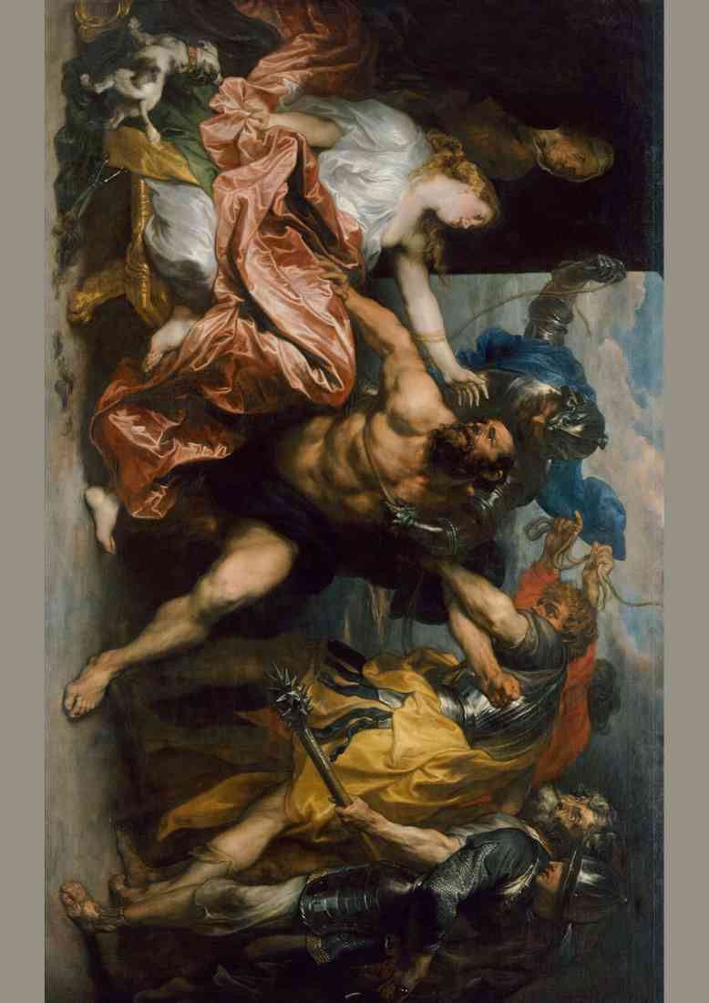 van dyck Samson and Delilah A4 Photo Print