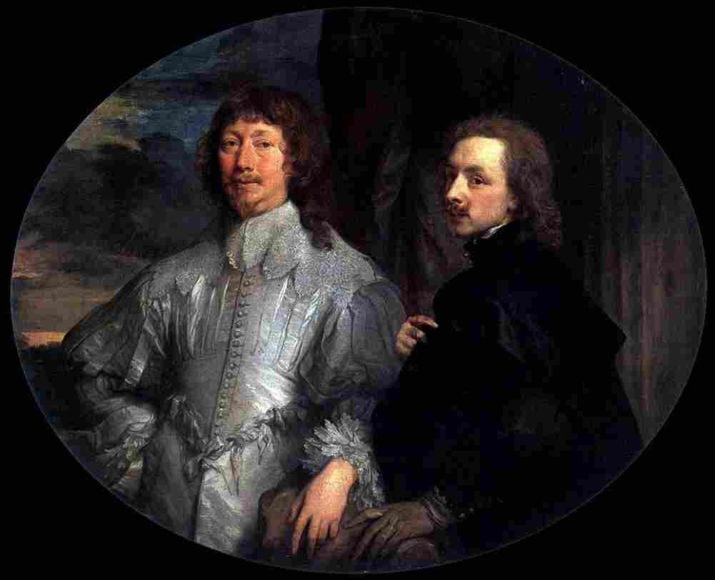 van dyck Sir Endymion Porter and the Artist Art A4 Photo Print