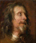 van dyck portrait study of a bearded man Art A4 Photo Print