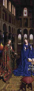 van eyck Annunciation Art A4 Photo Print