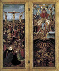 van eyck Diptych Art A4 Photo Print