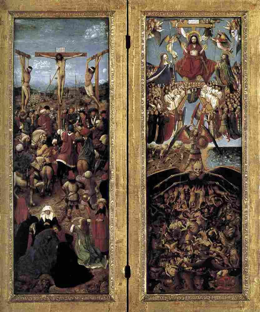 van eyck Diptych Art A4 Photo Print