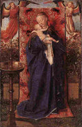van eyck Madonna at the Fountain Art A4 Photo Print
