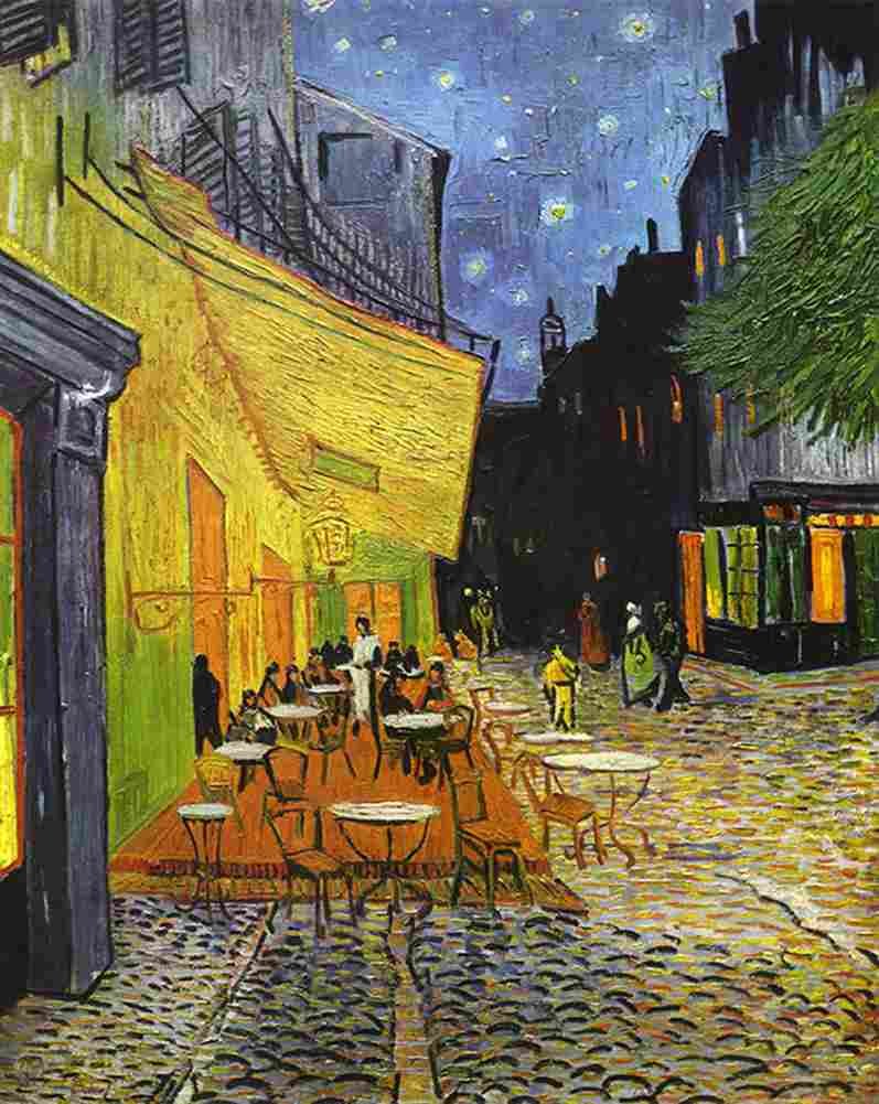 van gogh Cafe Terrace at Night Art A4 Photo Print