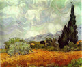 van gogh Cornfield with Cypresses Art A4 Photo Print