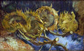 van gogh Four Cut Sunflowers main Art A4 Photo Print
