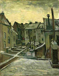 van gogh Houses Seen from the Back Art A4 Photo Print