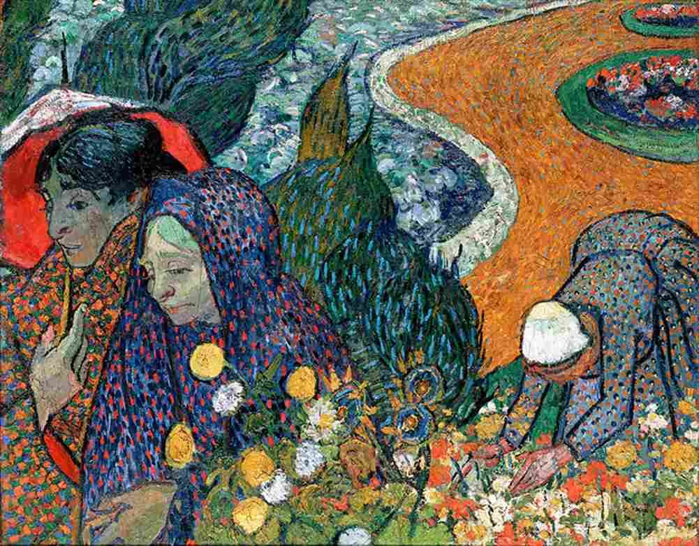 van gogh Memory of the Garden at Etten main Art A4 Photo Print