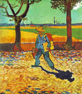 van gogh Painter on His Way to Work Art A4 Photo Print