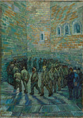 van gogh Prisoners Exercising 2 A4 Photo Print
