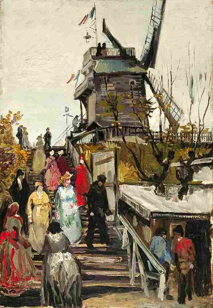 van gogh The Slightly End Mill Art A4 Photo Print