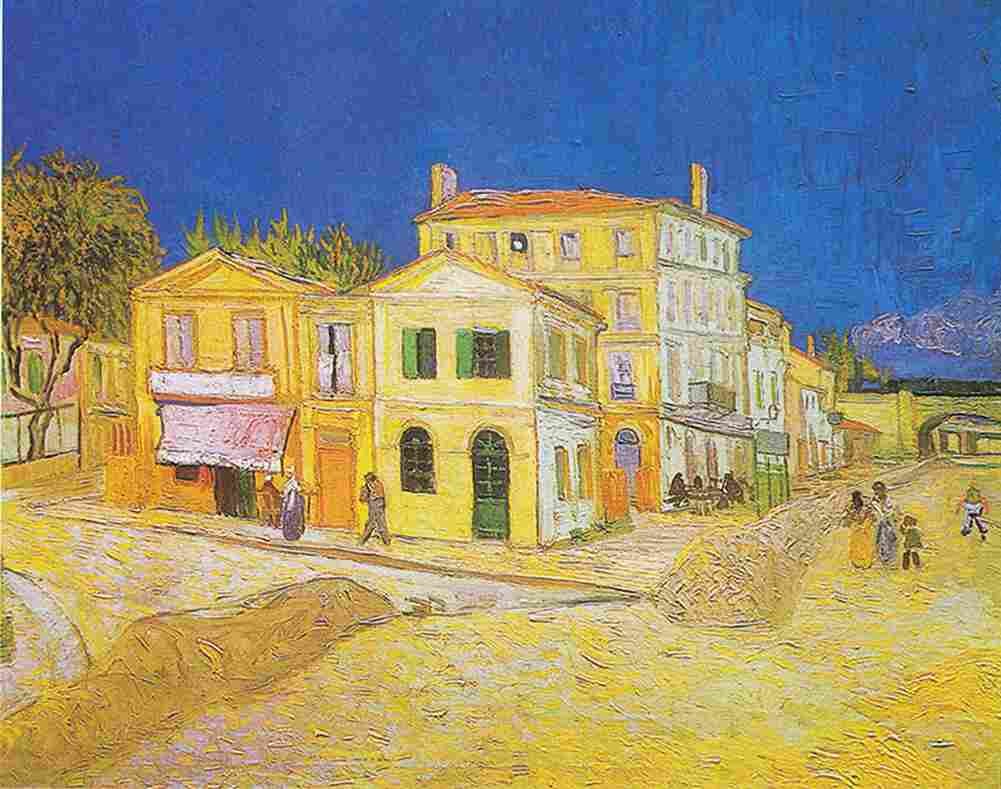 van gogh The Yellow House main Art A4 Photo Print